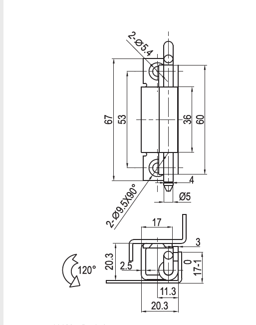 Concealed Stainless Steel Electrical Cabinet Door Hinge - Buy casting ...